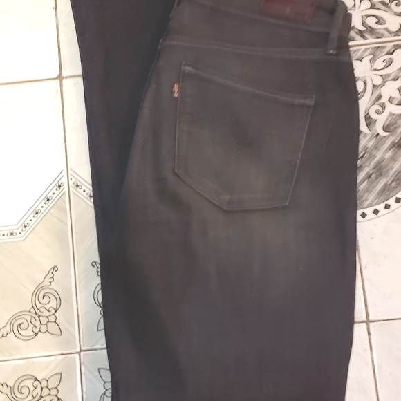 Levis Demi Curve Midrise Blue Black  Fade Jeans 27 x 31 - Picture 7 of 7